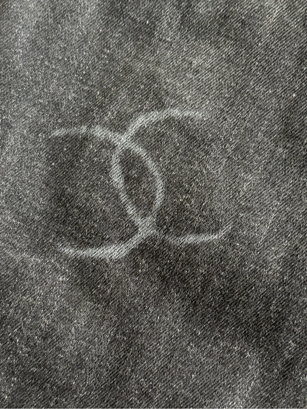 CHANEL Black Skinny Jeans with Subtle CC Motif